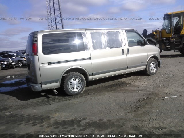 1GKFG15R011144229 - 2001 GMC SAVANA G1500 TAN photo 4