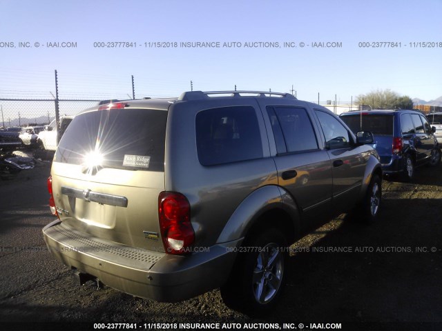 1D8HB58P97F585214 - 2007 DODGE DURANGO LIMITED SILVER photo 4