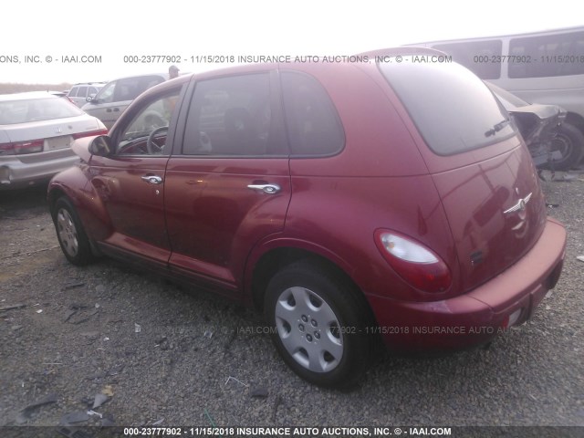 3A4FY58B96T206221 - 2006 CHRYSLER PT CRUISER TOURING RED photo 3