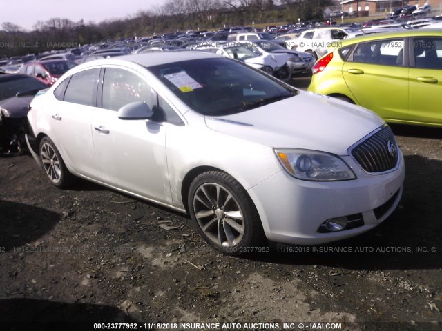 1G4PP5SK7C4168328 - 2012 BUICK VERANO WHITE photo 1