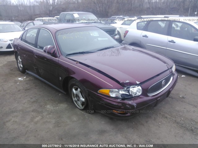 1G4HR54K9YU208055 - 2000 BUICK LESABRE LIMITED MAROON photo 1