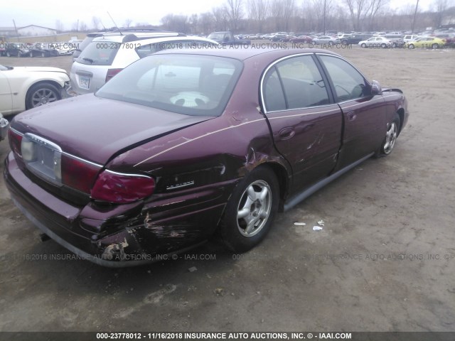 1G4HR54K9YU208055 - 2000 BUICK LESABRE LIMITED MAROON photo 6