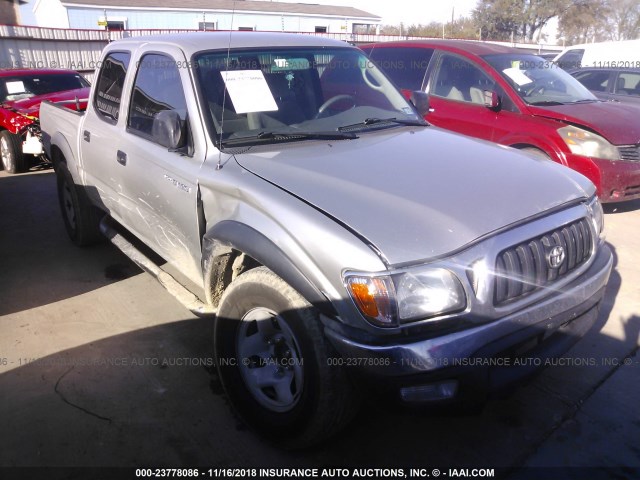 5TEGN92N53Z196020 - 2003 TOYOTA TACOMA DOUBLE CAB PRERUNNER SILVER photo 1