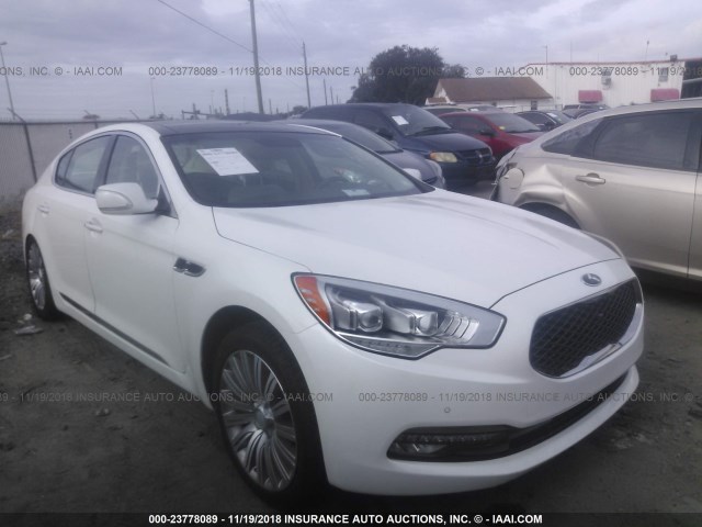 KNALU4D44F6027467 - 2015 KIA K900 WHITE photo 1