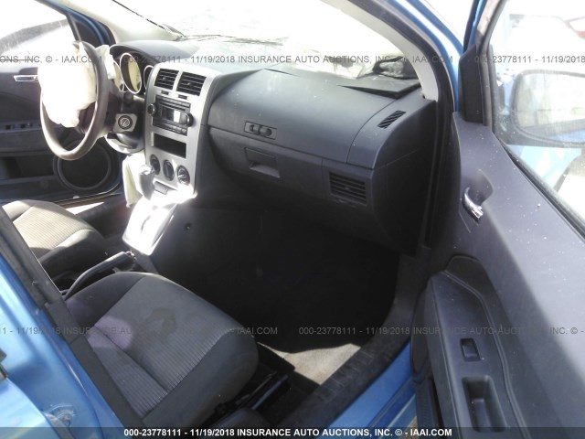 1B3HB48B98D508239 - 2008 DODGE CALIBER SXT BLUE photo 5