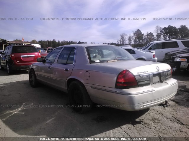 2MEFM74VX8X631265 - 2008 MERCURY GRAND MARQUIS GS GRAY photo 3