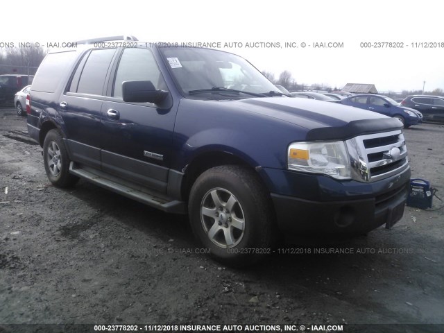 1FMFU16527LA29043 - 2007 FORD EXPEDITION XLT BLUE photo 1