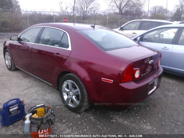 1G1ZD5E15BF252457 - 2011 CHEVROLET MALIBU 2LT RED photo 3