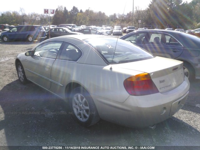 4C3AG42H91E107811 - 2001 CHRYSLER SEBRING LX GOLD photo 3