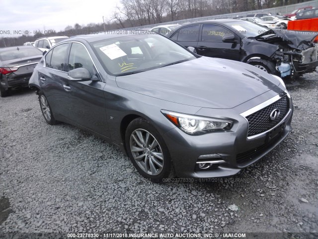 JN1BV7AR4FM420882 - 2015 INFINITI Q50 PREMIUM/SPORT GRAY photo 1