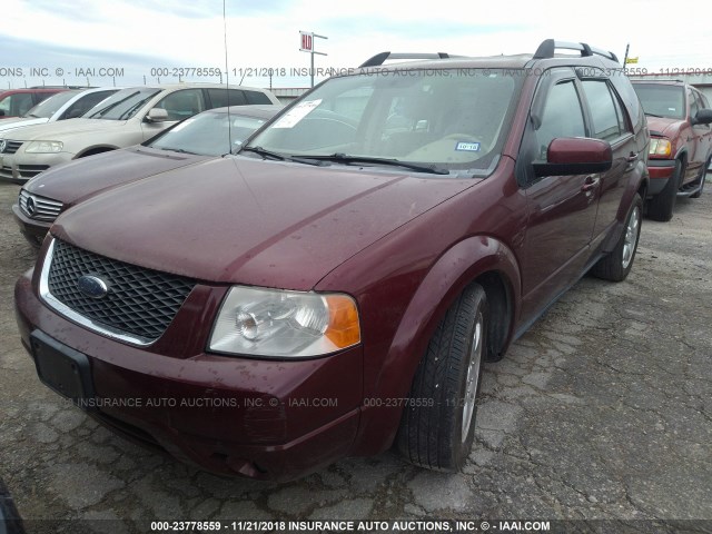 1FMDK03127GA23664 - 2007 FORD FREESTYLE LIMITED MAROON photo 6