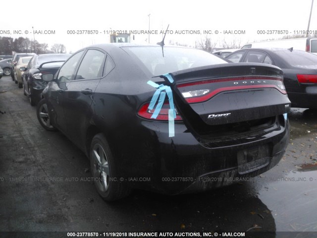 1C3CDFBBXFD112328 - 2015 DODGE DART SXT BLACK photo 3