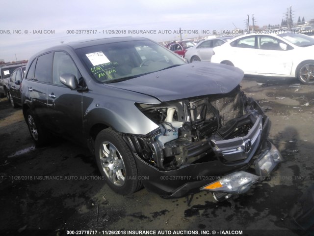 2HNYD28699H505825 - 2009 ACURA MDX TECHNOLOGY GRAY photo 1