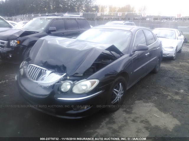 2G4WC582981195225 - 2008 BUICK LACROSSE CX BLACK photo 2