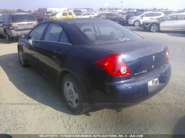 1G2ZF57B484175225 - 2008 PONTIAC G6 VALUE LEADER/BASE BLUE photo 3