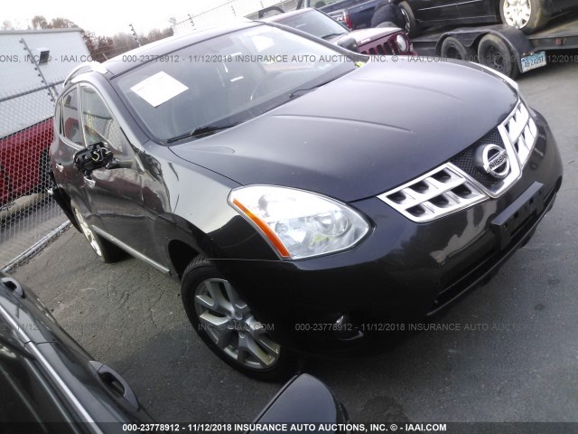 JN8AS5MV3CW394908 - 2012 NISSAN ROGUE S/SV BLACK photo 1