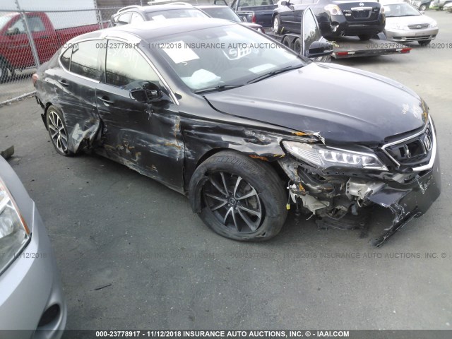 19UUB2F53FA020595 - 2015 ACURA TLX TECH შავი ფოტო 6