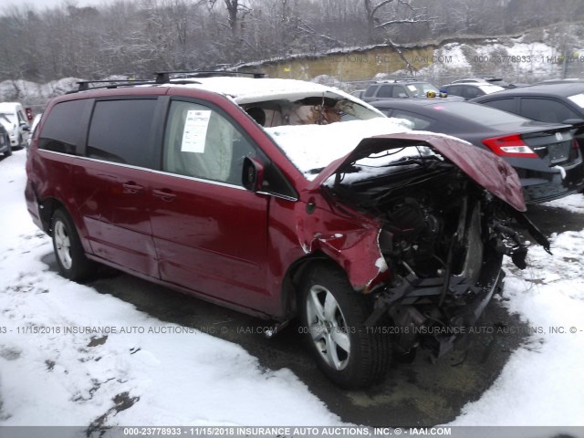 2V8HW34199R554926 - 2009 VOLKSWAGEN ROUTAN SE RED photo 1