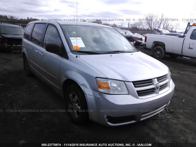 2D8HN44E69R660579 - 2009 DODGE GRAND CARAVAN SE SILVER photo 1