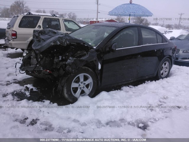 1G1PE5SB3G7196487 - 2016 CHEVROLET CRUZE LIMITED LT BLACK photo 2