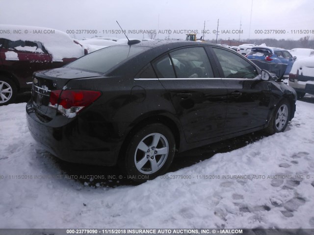 1G1PE5SB3G7196487 - 2016 CHEVROLET CRUZE LIMITED LT BLACK photo 4