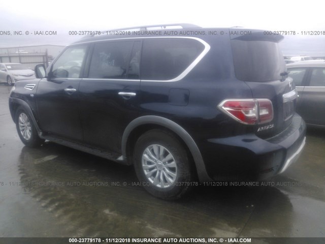 JN8AY2NC2JX502355 - 2018 NISSAN ARMADA SV/SL/PLATINUM BLUE photo 3