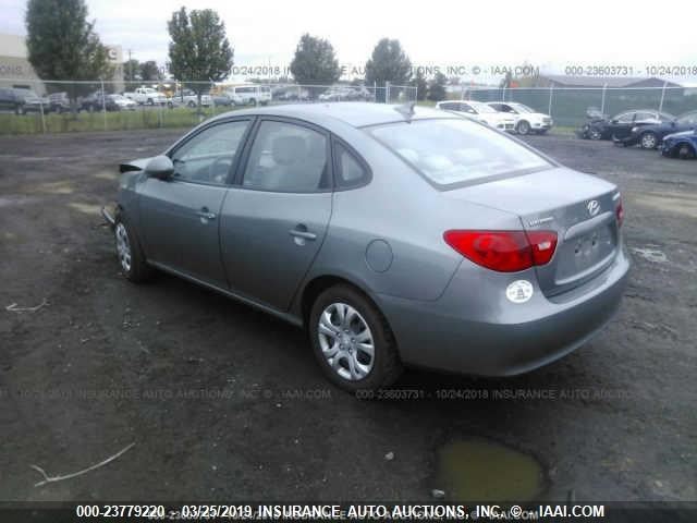 KMHDU46D19U807250 - 2009 HYUNDAI ELANTRA GLS/SE GRAY photo 3