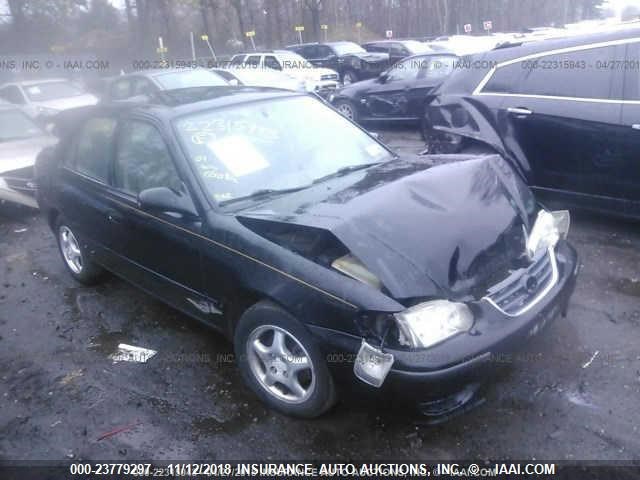 2T1BR12E81C455103 - 2001 TOYOTA COROLLA CE/LE/S BLACK photo 1