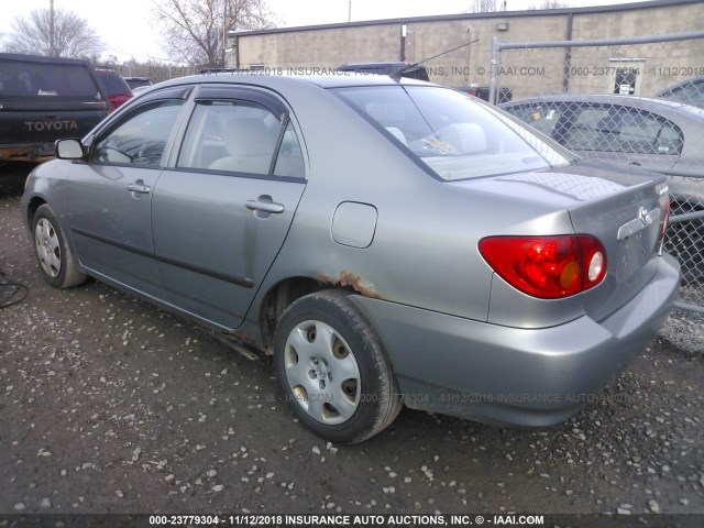 1NXBR32E44Z193577 - 2004 TOYOTA COROLLA CE/LE/S GRAY photo 3