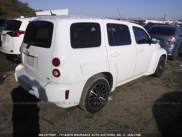 3GNCA13D88S669868 - 2008 CHEVROLET HHR LS Blanco foto 4