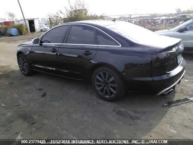 WAUGGAFC0CN038589 - 2012 AUDI A6 BLACK photo 3