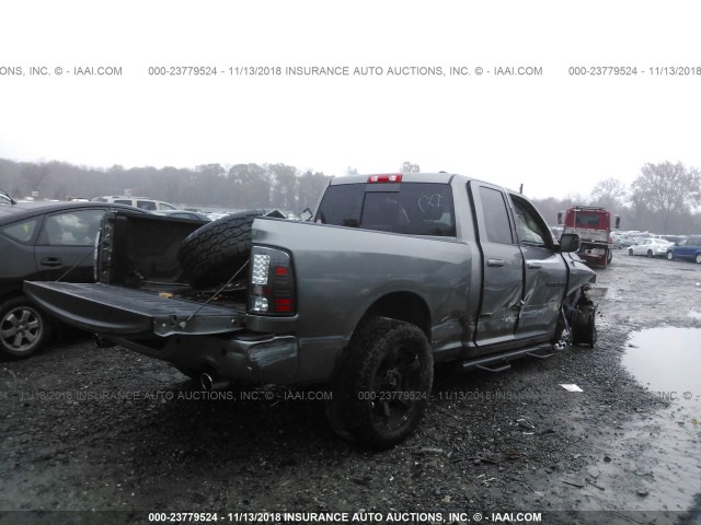 1C6RD7HT0CS346696 - 2012 DODGE RAM 1500 SPORT GRAY photo 4