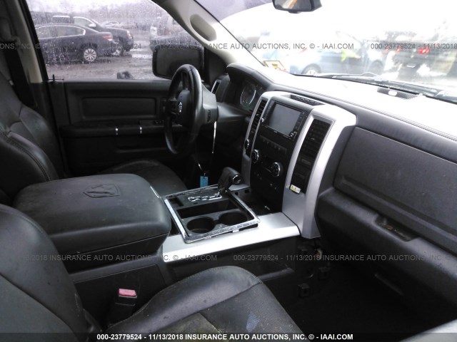 1C6RD7HT0CS346696 - 2012 DODGE RAM 1500 SPORT GRAY photo 5