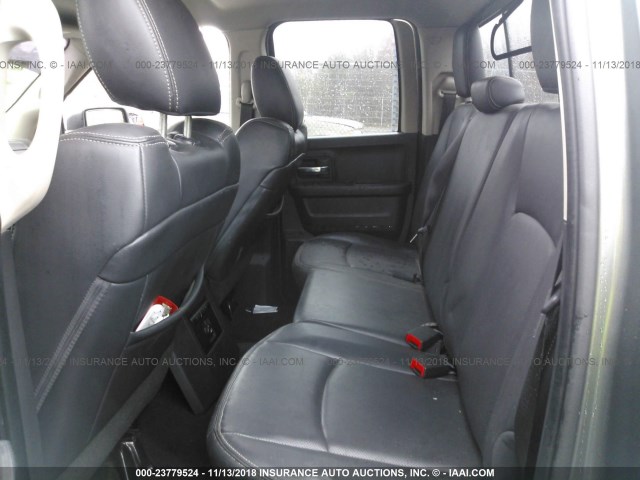 1C6RD7HT0CS346696 - 2012 DODGE RAM 1500 SPORT GRAY photo 8