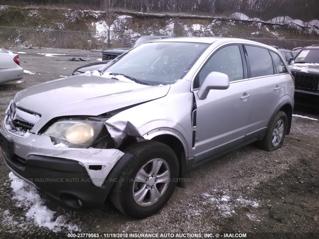 3GSDL43N38S565097 - 2008 SATURN VUE XE SILVER photo 2