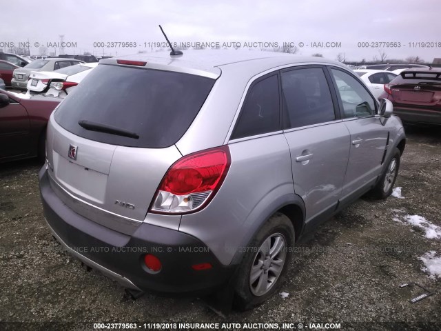 3GSDL43N38S565097 - 2008 SATURN VUE XE SILVER photo 4