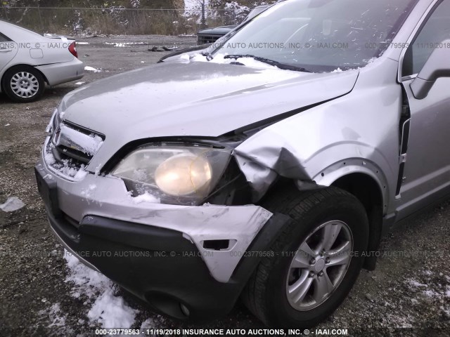 3GSDL43N38S565097 - 2008 SATURN VUE XE SILVER photo 6