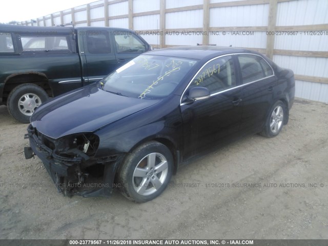 3VWRM71K99M123842 - 2009 VOLKSWAGEN JETTA SE/SEL BLACK photo 2