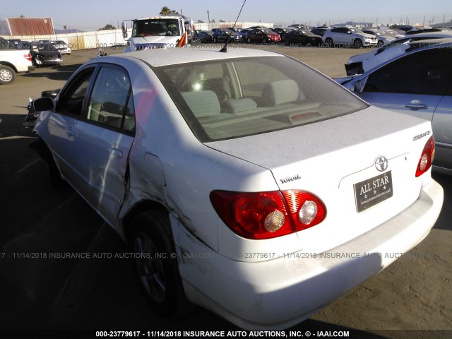 1NXBR32E06Z699703 - 2006 TOYOTA COROLLA CE/LE/S WHITE photo 3