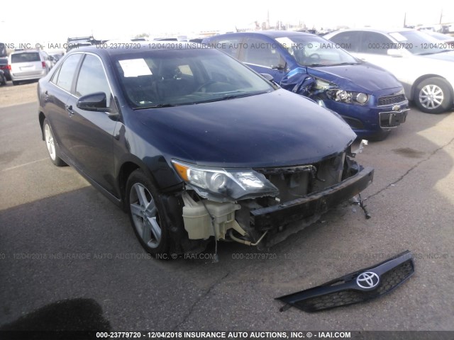 4T1BF1FK0DU280390 - 2013 TOYOTA CAMRY L/SE/LE/XLE Mavi foto 1