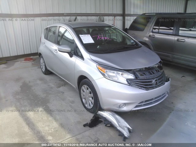 3N1CE2CP0GL363076 - 2016 NISSAN VERSA NOTE S/S PLUS/SV/SL/SR SILVER photo 1