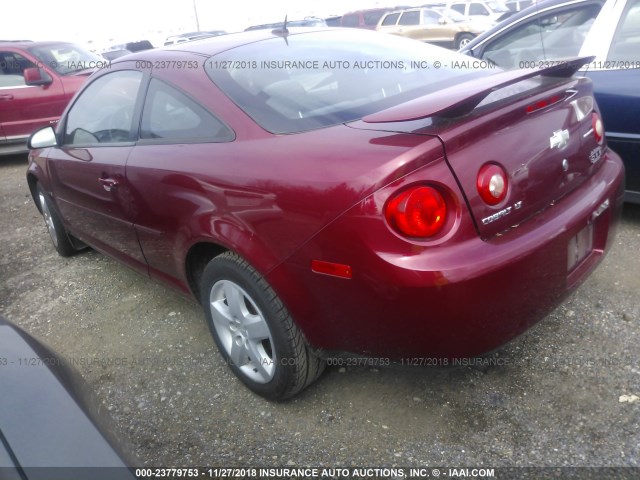 1G1AL18FX87239013 - 2008 CHEVROLET COBALT LT RED photo 3