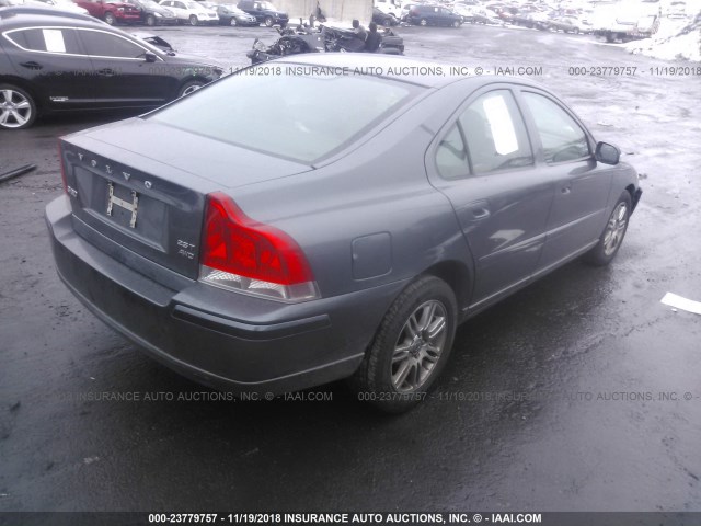 YV1RH592092728513 - 2009 VOLVO S60 2.5T GRAY photo 4