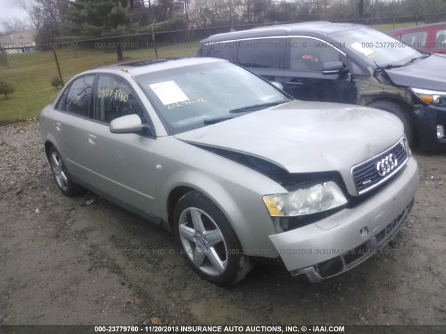 WAULC68E13A103785 - 2003 AUDI A4 1.8T QUATTRO GRAY photo 1