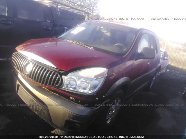 3G5DB03E65S505549 - 2005 BUICK RENDEZVOUS CX/CXL RED photo 2