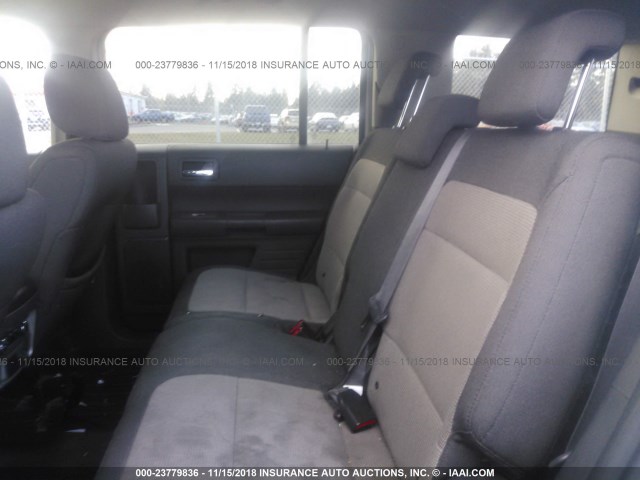 2FMDK51C19BB07793 - 2009 FORD FLEX SE SILVER photo 8