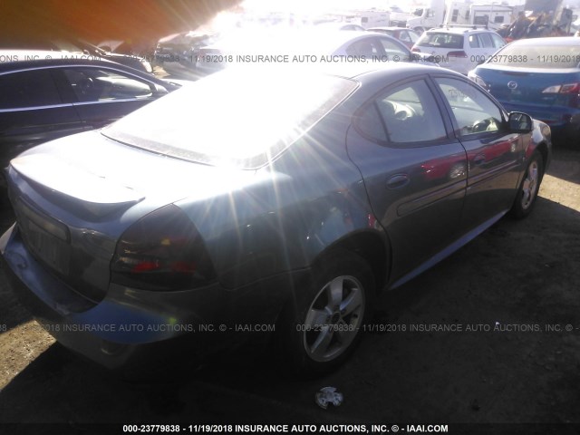 2G2WP552461102884 - 2006 PONTIAC GRAND PRIX BLUE photo 4