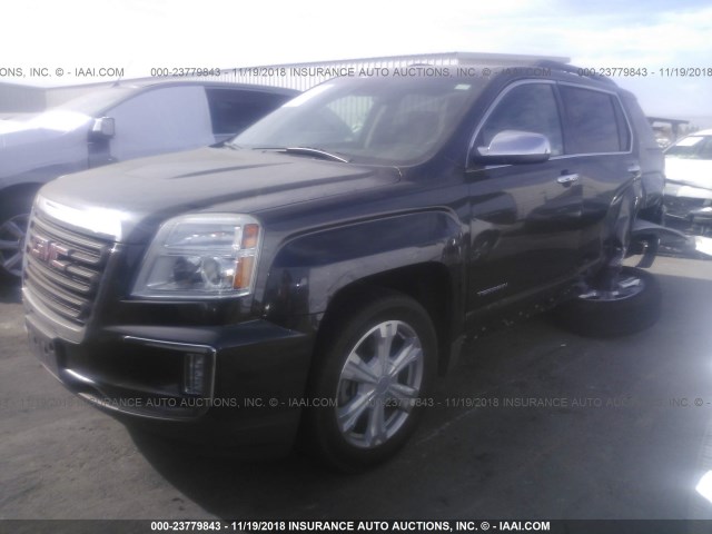 2GKFLNE39G6100458 - 2016 GMC TERRAIN SLE GRAY photo 2