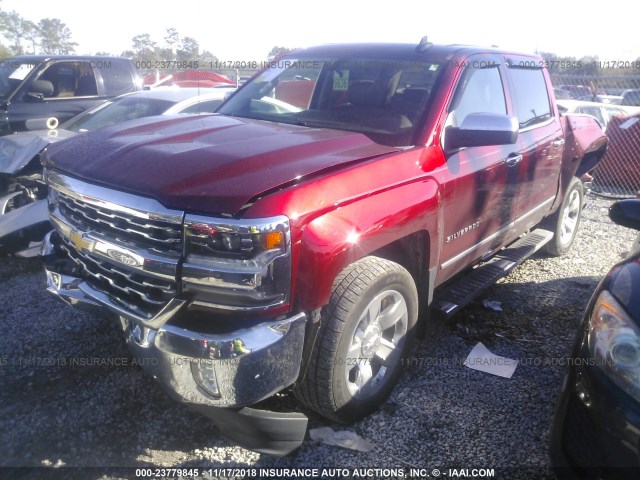 3GCUKSEC5GG284791 - 2016 CHEVROLET SILVERADO K1500 LTZ MAROON photo 2