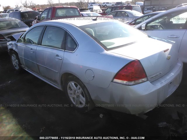 2G1WB5E39G1107933 - 2016 CHEVROLET IMPALA LIMITED LT SILVER photo 3